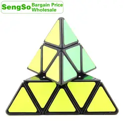 ShengShou Aurora пирамидка 3x3x3 кубик руб SengSo Pyramid 3x3 оптом набор много 16PCS профессиональный Скорость куб головоломки антистресс Непоседа игрушки