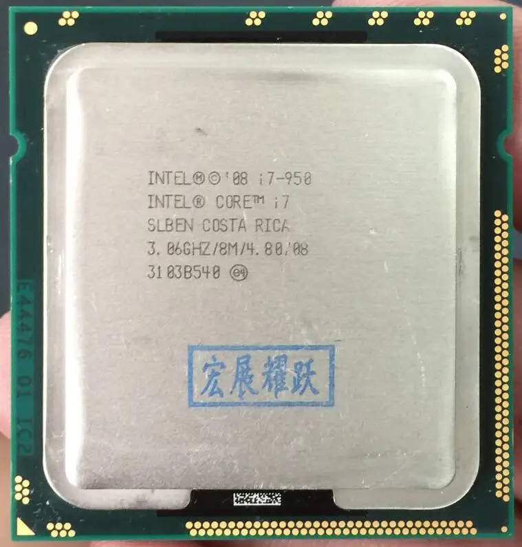 Intel Core i7-950 процессор i7 950 Процессор LGA1366 Desktop 100% работает должным образом Processo |