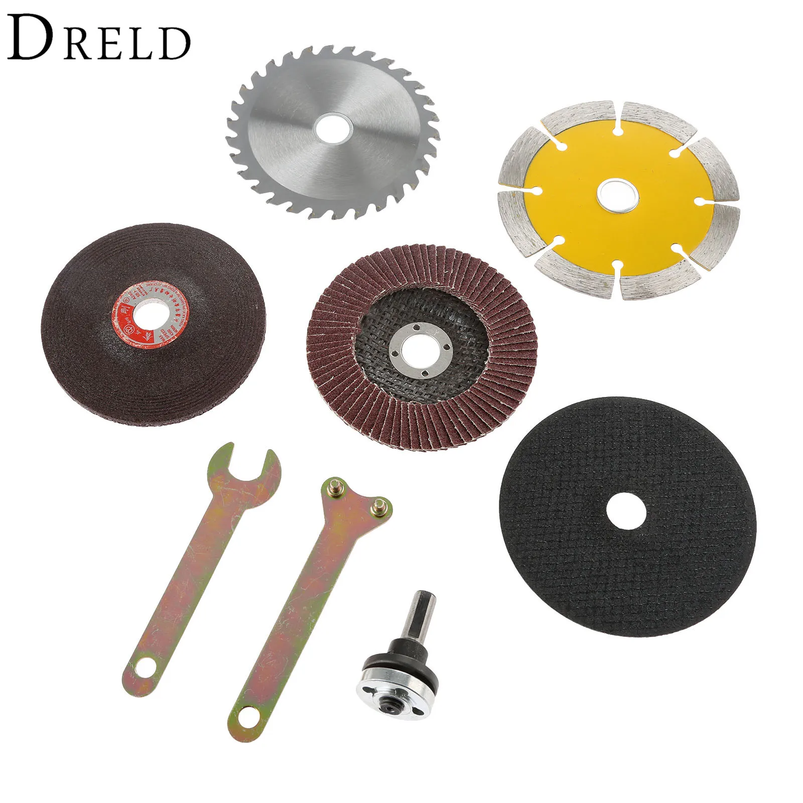 8Pcs Cutting Polishing Grinding Wheel Conversion Shank Power Tools