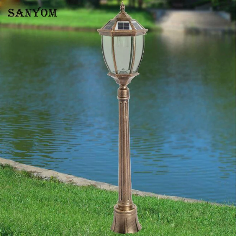 

wall-mounted led lamp with solar panel hanging lamp for tent, porch, gazebo, garage or indoor space on a remote solar battery