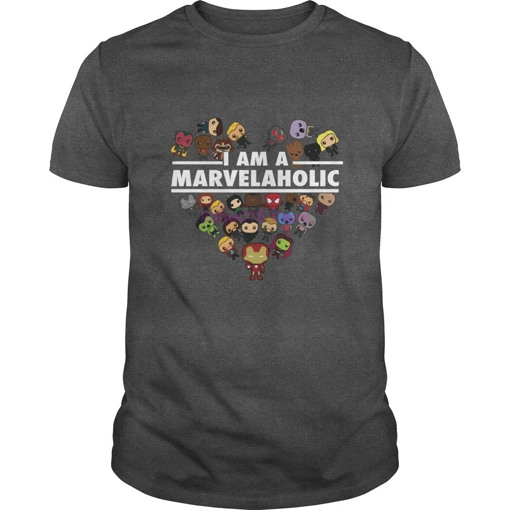 

GILDAN 2019 brand men shirt I am a Marvelaholic shirt, hoodie, ladies