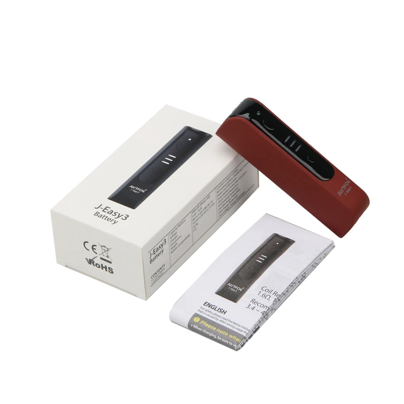 Оригинальная JUSTFOG J Easy 3 батарея vv mod 900mAh с индикаторными лампами для P16A