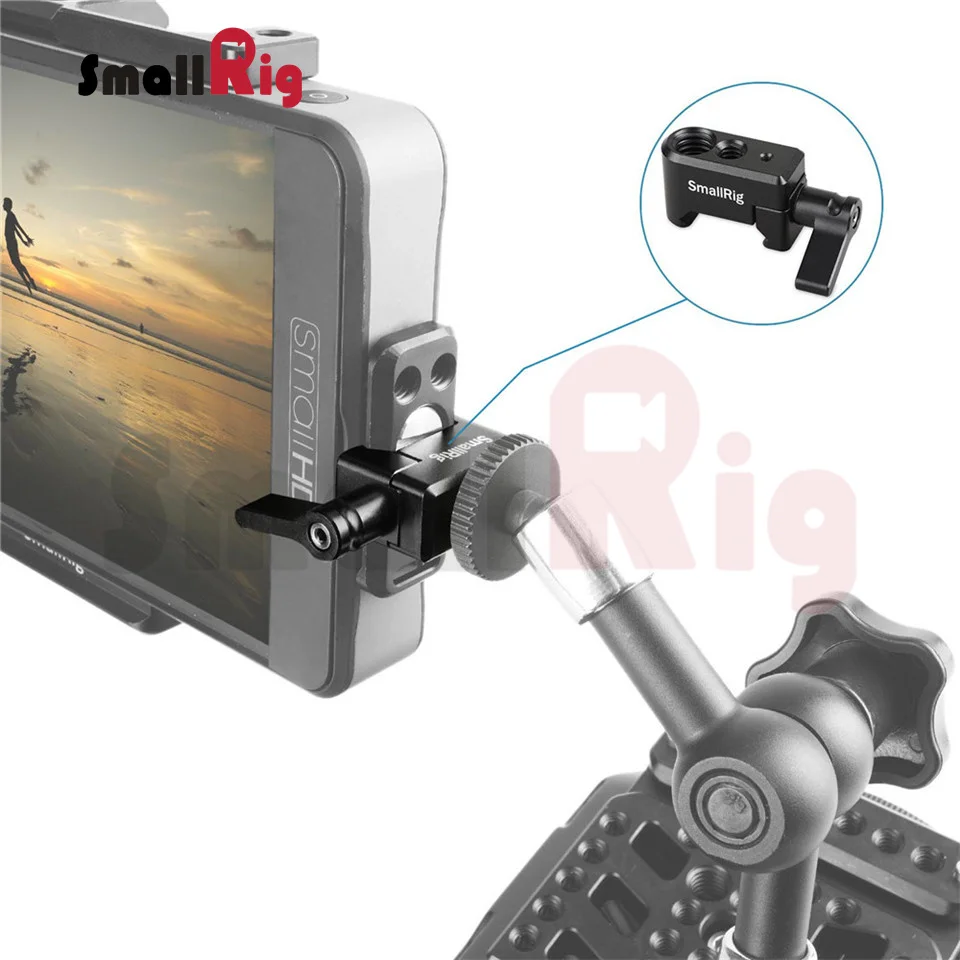 Padrão da Nato da Braçadeira da Liberação Furos de Montagem para o Equipamento Rápida de Smallrig com 1 -20 e 3 Mágico do Braço de Diy-1973 Braçadeira - 4 8-16 - Image 6