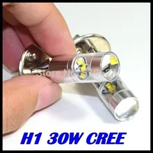 10x H1 светодиодный ламп супер яркий высокой Мощность ближнего света авто светодиодный H1 h3 30 Вт Автомобильный свет Противотуманные фары поворотник Противотуманные фары дальнего света 12 V