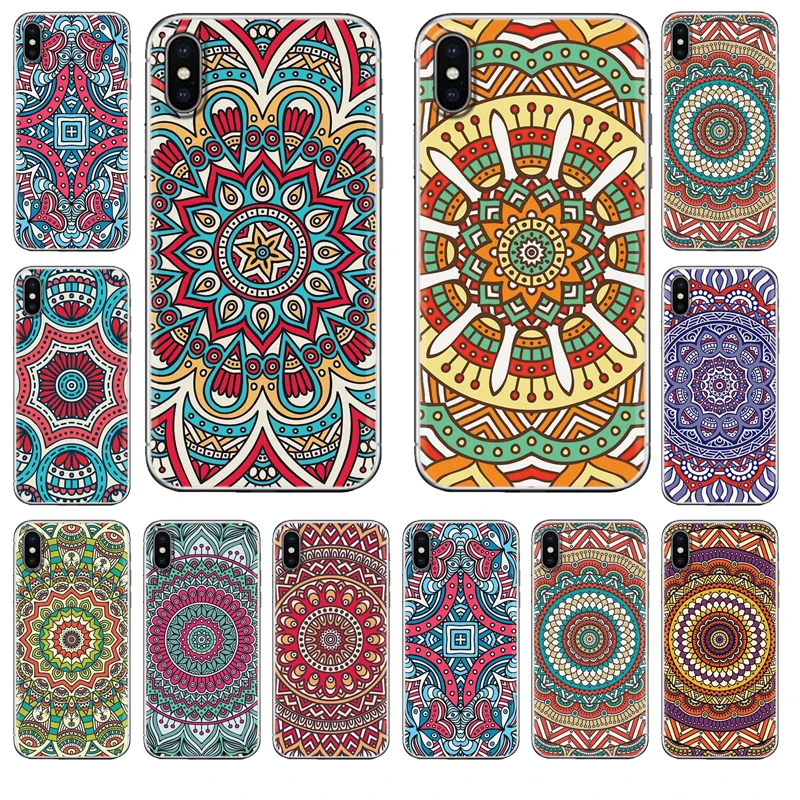 Colorful Totem Series Soft Phone Case For ZTE L7/ V9/ A330/ A522/ V9 Vita/ A530/ Nubia V18 Painted TPU Cover |