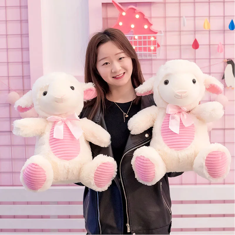 

New doll Kawaii sheep Plush Toys Dolls Stuffed Animal Pillow Creative Kids Toy Christmas Gift for Girl