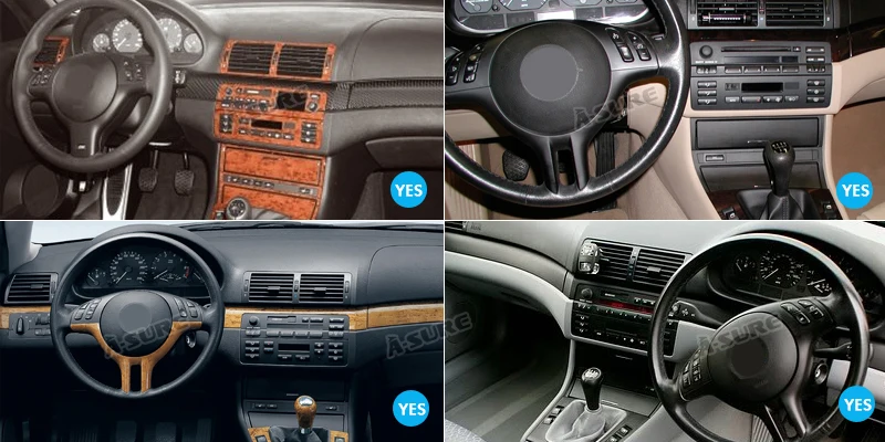 Clearance A-Sure 9 Inch 2 Din Android 9.0 Car Auto Radio GPS DVD Play Stereo Navigation For BMW E46 MG ZT Rover 75 DAB+ 32G ROM Quad-Core 9