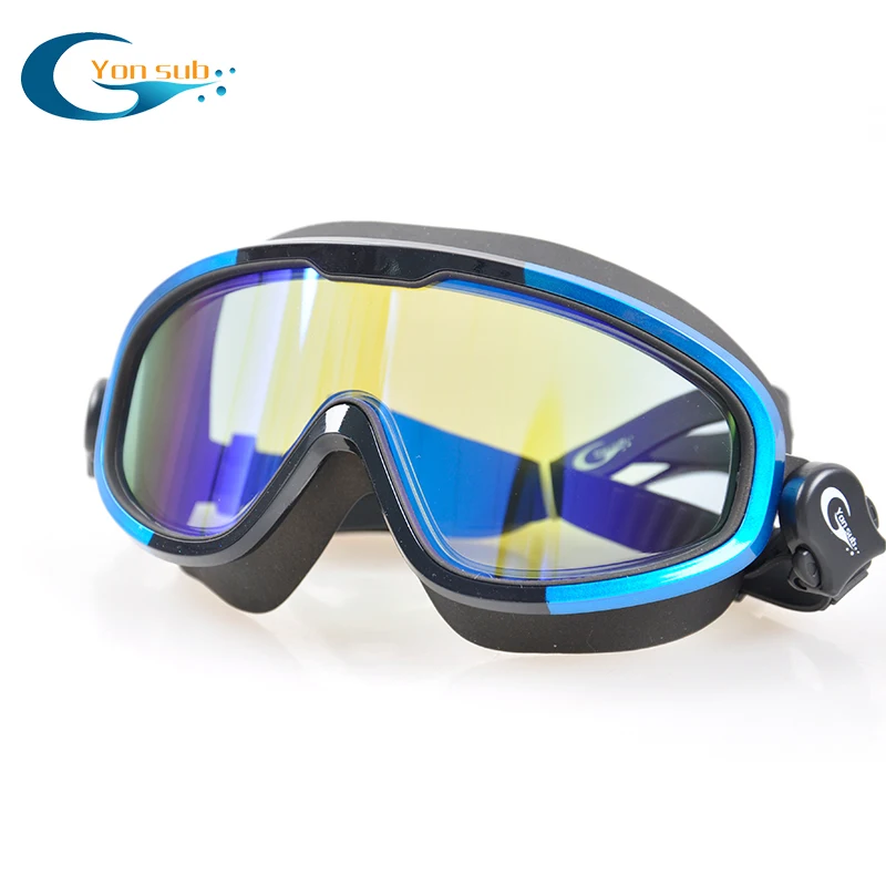 

Large Frame Goggles Anti-fog Waterproof HD Swimming Goggles Professional Swimming Equipment Men Women Four Colors YG1188