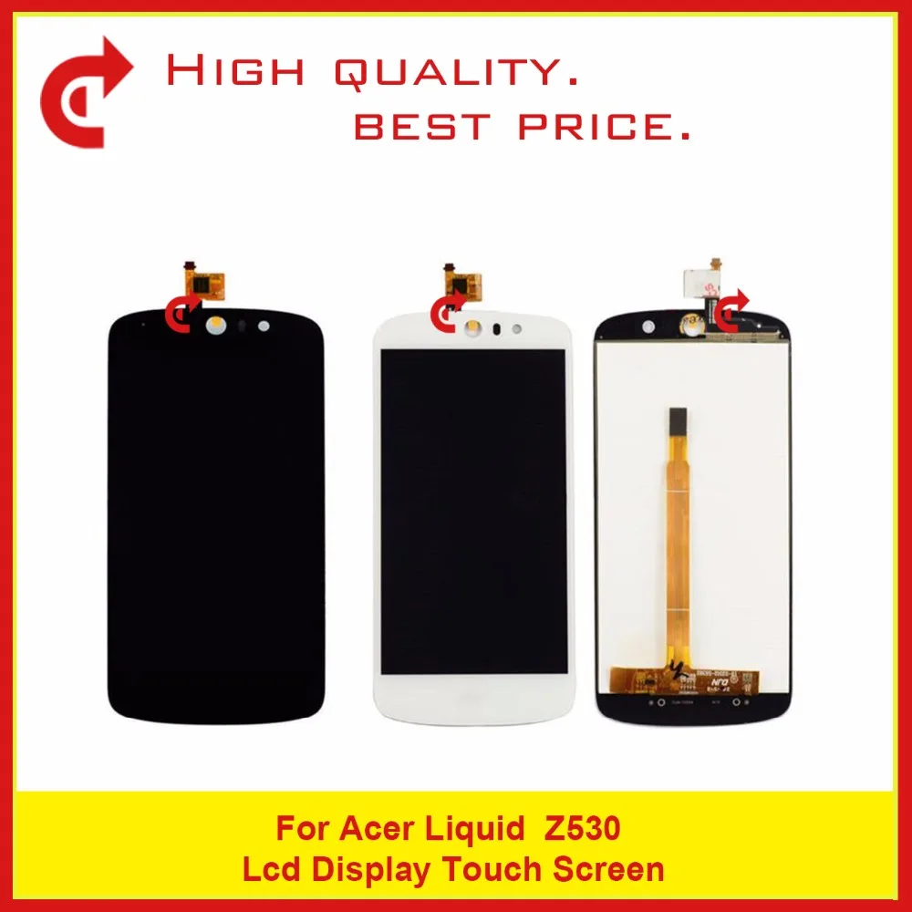 

High Qulity 5.0" For Acer Liquid Z530 LCD Display With Touch Screen Digitizer Sensor Panel Free Shipping