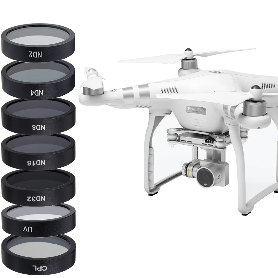 

For Phantom 3 Lens Filter UV CPL ND4 8 16 32 Filters For DJI Phantom 3 Standard/Advanced/SE/Pro 4K Gimbal Camera Accessories
