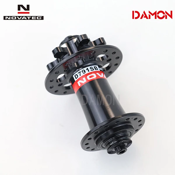QR Front Black 32H Тайвань Novatec D791SB D792SB горные диски для горных велосипедов 11S велосипедный концентратор 24 32 отверстия быстрый выпуск через ось передний 2 подшипника задний 4 подшипник - Цвет: QR Front Black 32H