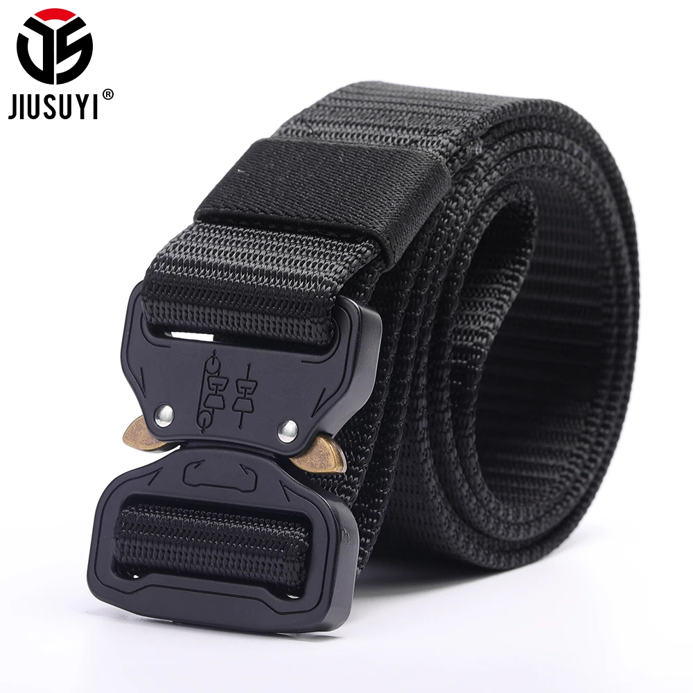 Men Tactical Belts Quick Release Knock Off Thick Belt Military Army ...