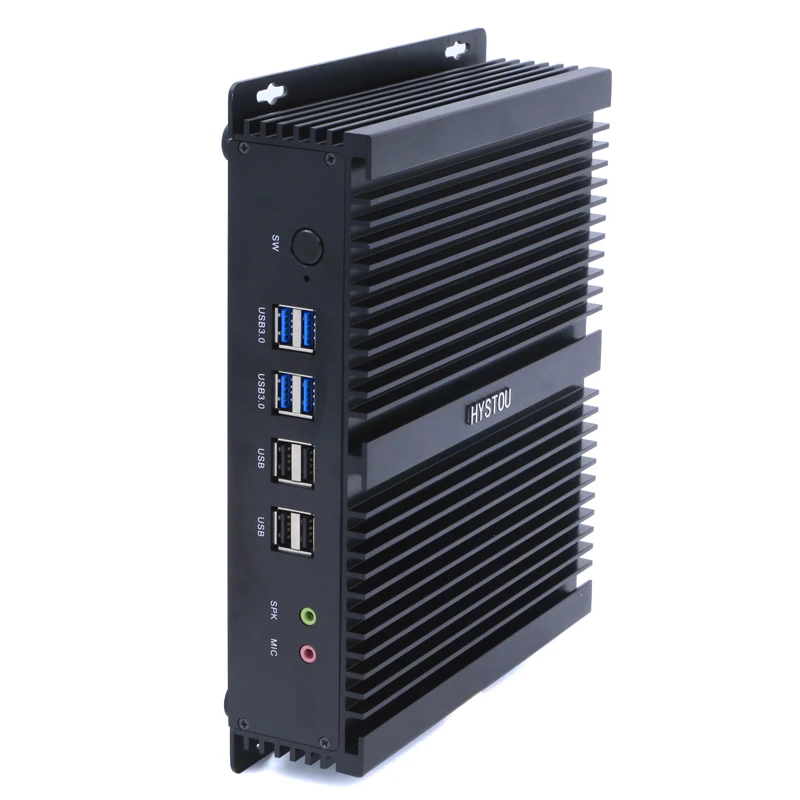 Hystou 2955U промышленный брандмауэр pfSense мини пк Windows 10 Intel NUC безвентиляторный ITX