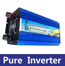 3000W solenergi inverter Pure Sine Wave Inverter 6000W Peak 12V/24VDC 110V/100VAC 220V/230VAC Solar And Car Power Inverter