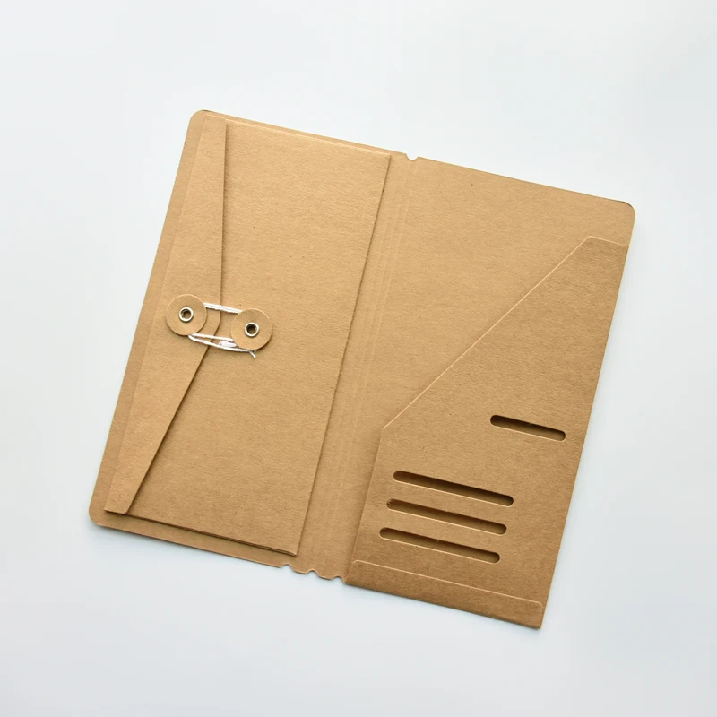 

MaoTu Kraft Paper Envelope Organizer for Traveler's Notebook Diary Refills Accessory for Tickets Cards Passport