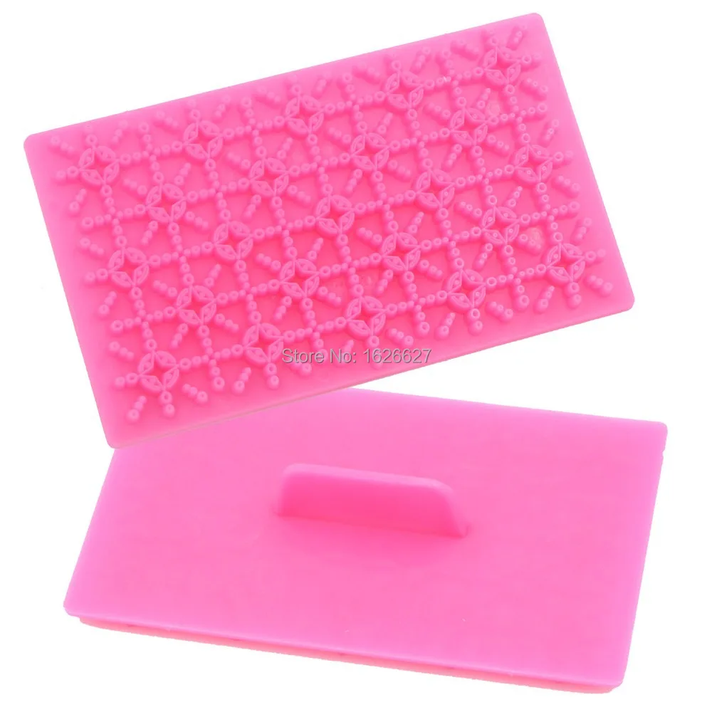 Cake Decorating Tools Plastic DIY Flower Fondant Biscuit Mold Lace Cookie Cutter Petal Quilt Embosser For Cupcake Decoration | Дом и сад