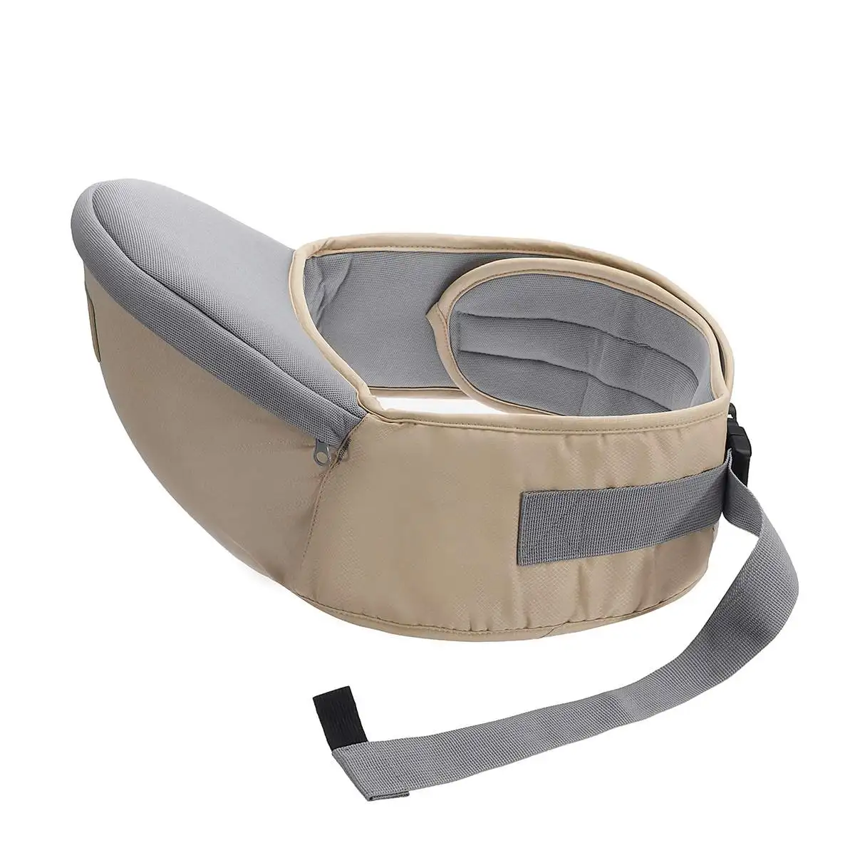 Хлопок кенгуру эргономичный рюкзак Хипсит регулируемый пояс слинг ходунки для новорожденных рюкзак сиденье - Цвет: Khaki