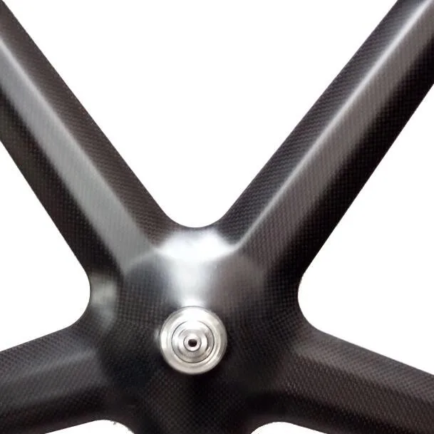Top carbon 5 spoke wheel road fixed gear track 5 spoke full carbon bike five track wheel 1 Top carbon 5 spoke wheel road fixed gear track 5 spoke full carbon bike five track wheel 1