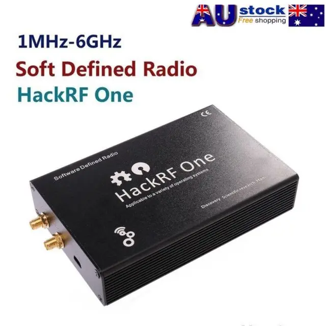 

HackRF One 1MHz-6GHz SDR Platform Software Defined Radio Development Board Signal Transceiver with Iron Shell Open Source