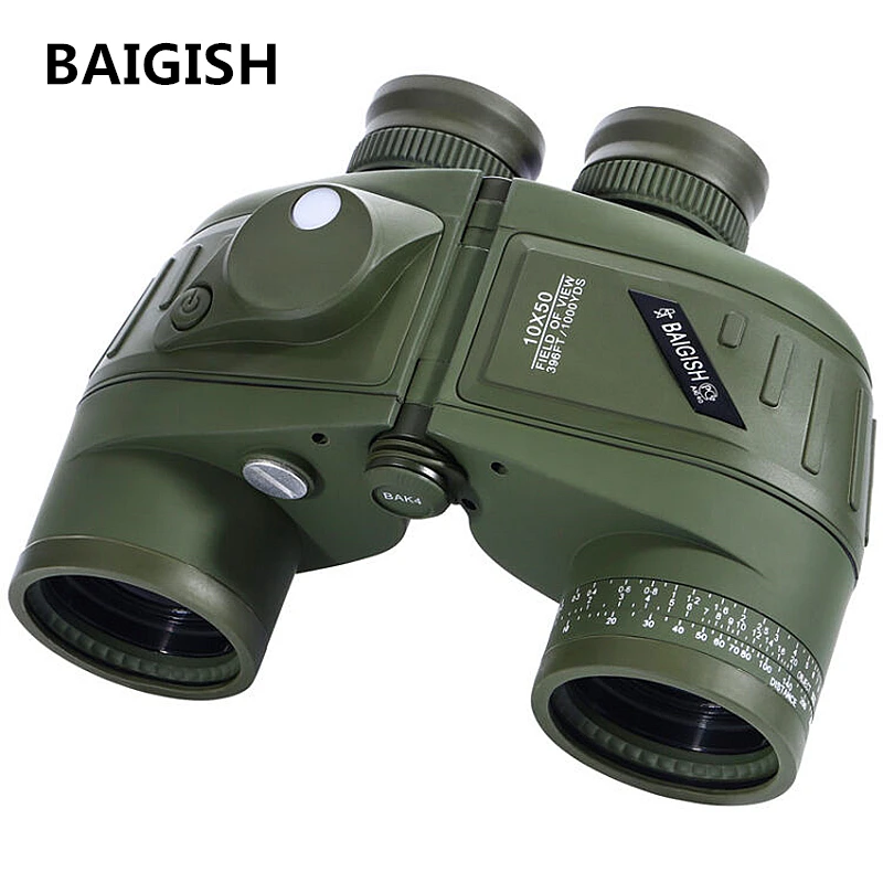 binoculars with compass