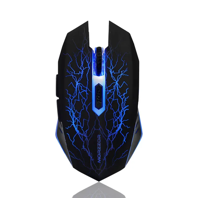 Special Offers MORZZOR new 2.4GHz 2.4GHz Wireless Mouse 2400 DPI 6D Rechargeable LED Optical gaming mouse Mice For PC computer Laptop Desktop