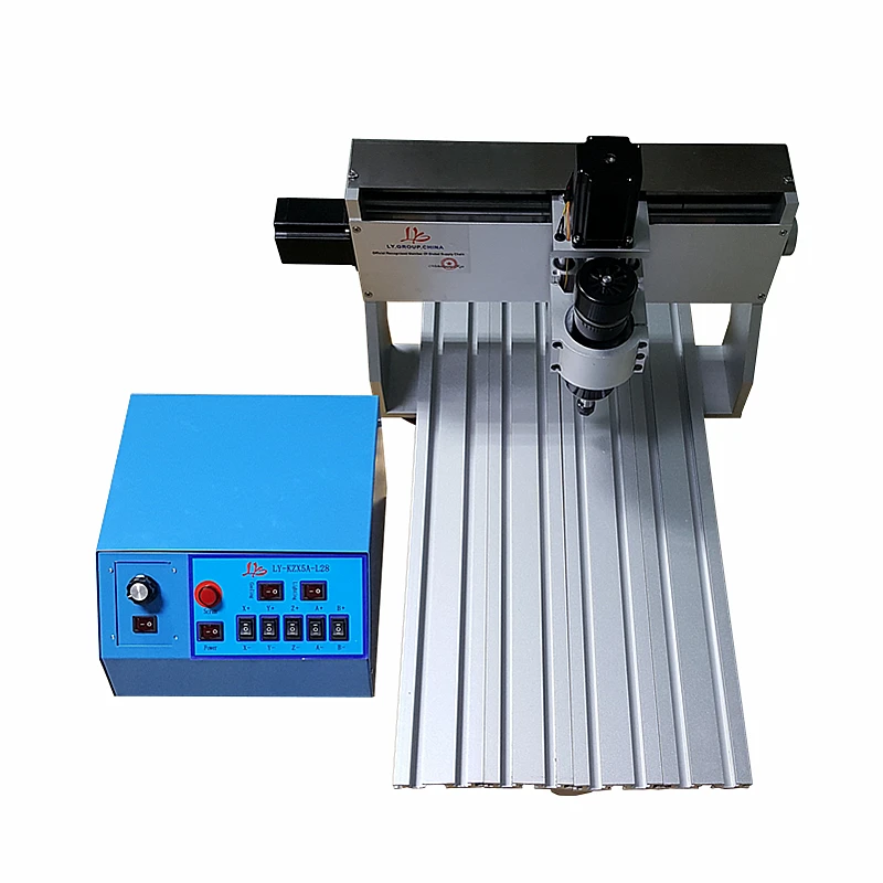 

3 axis wood cnc milling machine 3040Z 500W DC spindle with ball screw