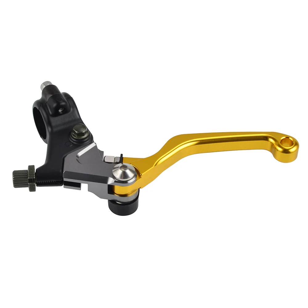 CNC Shorty Left Clutch Lever For Kawasaki KDX80 KDX175 KDX200  KDX250  KDX420  KDX80 KM100 KX125 KX250 KX400 KX450 KX60 KX80 ETC