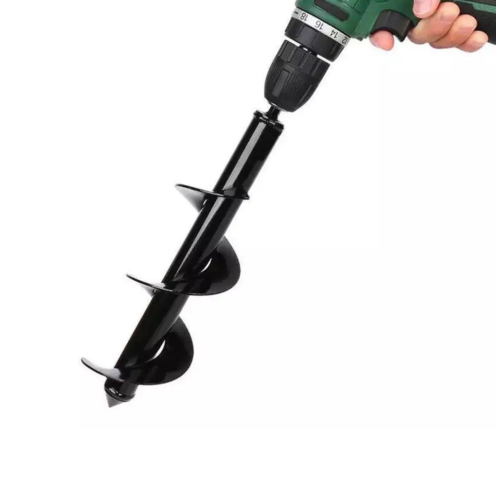 Hand Electric Cordless Drill 8 * 30/25cm Garden Grass Plug Plant Flowe Auger Drill Short Rod Hex Wist Drill Hand Electric Cordless Drill 8 * 30/25cm Garden Grass Plug Plant Flowe Auger Drill Short Rod Hex Wist Drill