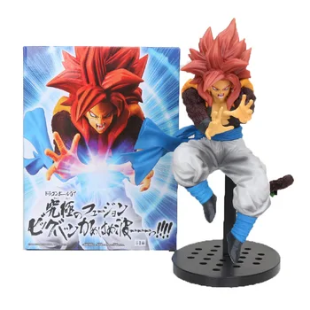 

22cm Dragon Ball Z Super Saiyan Gogeta PVC Figure dragonball GT Ultimate Fusion Kamehameha Figure SS4 Collectible Model Toy