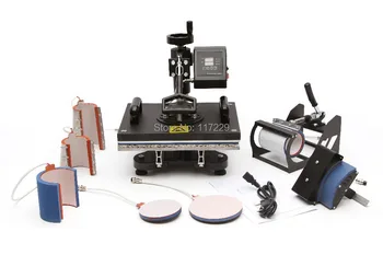 

Advanced New Design 8 In 1 Heat Press Machine , Heat Press/Sublimation printer For Tshirt / Cellphone Case Etc CE Approved
