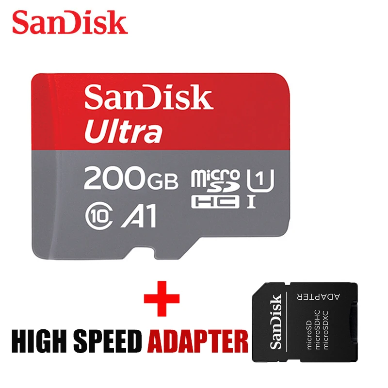 Карта micro sd sandisk 16 ГБ 32 ГБ 64 Гб карта памяти 128 Гб Microsd class 10 UHS-1 256 ГБ A1 карта флэш-памяти для мобильного телефона - Емкость: A1 200G-AP