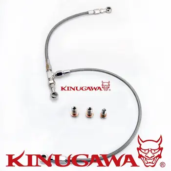 

Kinugawa Turbo / AVCS Oil Feed Line Kit for Subaru 02~06 WRX / 04~14 STI for Garrett GT28R GT30R Ball Bearing