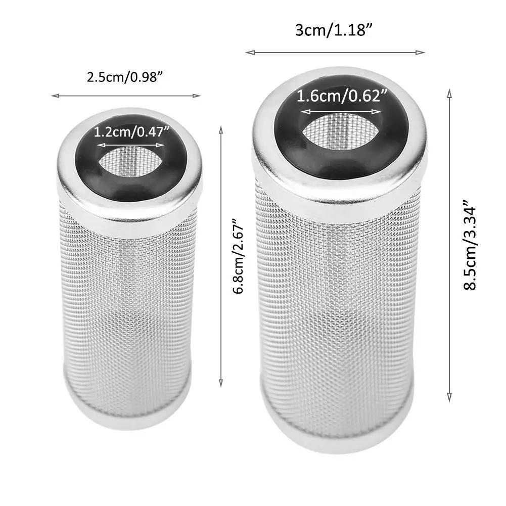 Фильтр для аквариума Нержавеющая сталь на входе чехол Сетка сети для креветок специальный цилиндр фильтры приток входное отверстие для защиты аквариумных принадлежностей