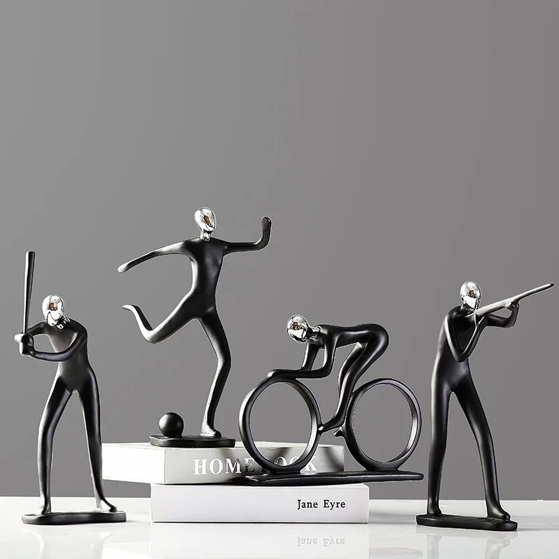 Home Decoration Small Model European Football Style Desktop Small Ornaments Sports style resin crafts Nordic home accessories