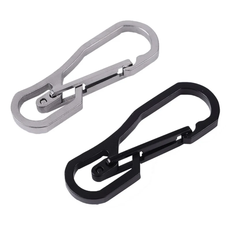 New Outdoor Multi function Survival Tool Hook Keychain Stainless Steel