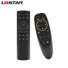 L8star G10 голосовой пульт дистанционного управления 2,4G Беспроводная воздушная мышь микрофон гироскоп ИК обучение для Android tv box T9 H96 Max X96 mini