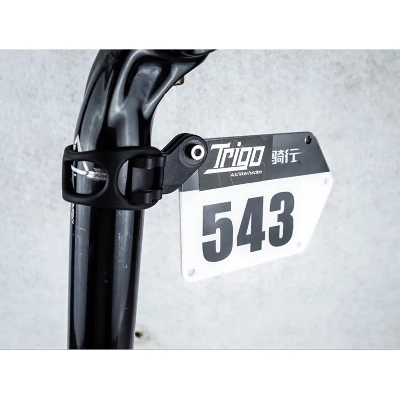 Bike Number Plate Holder - Aluminum Alloy Racing Number Mount Bracket
