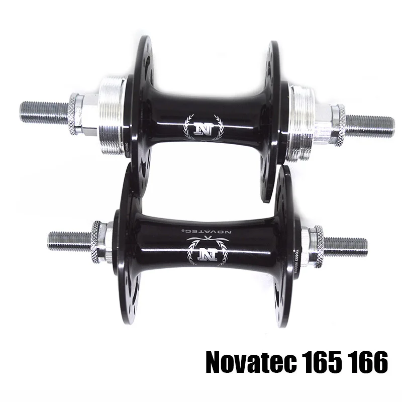 

Bicycle Hub Novatec 165 166 Front&Rear Fixed Gear Hub Track Bike Axle Part Bearing Steel Hub Fixed Gear Bicycle Hub 20-24H