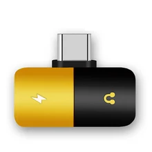 Olhveitra Тип C до 3,5 мм двойной разъем для наушников разветвитель AUX аудио конвертер адаптер для Xiaomi samsung huawei htc USB C зарядки