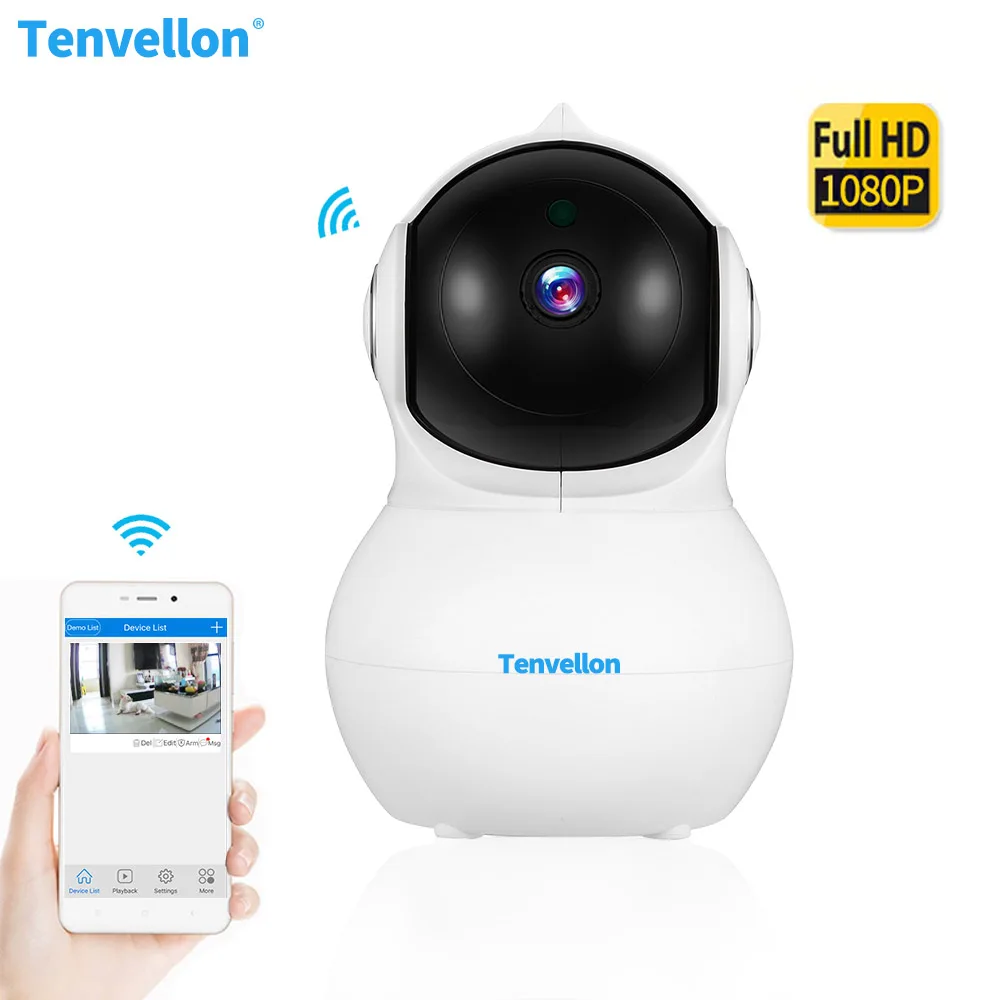 Ip камера V380 1080 P WiFi для домашней безопасности ip видеонаблюдения ночное видение