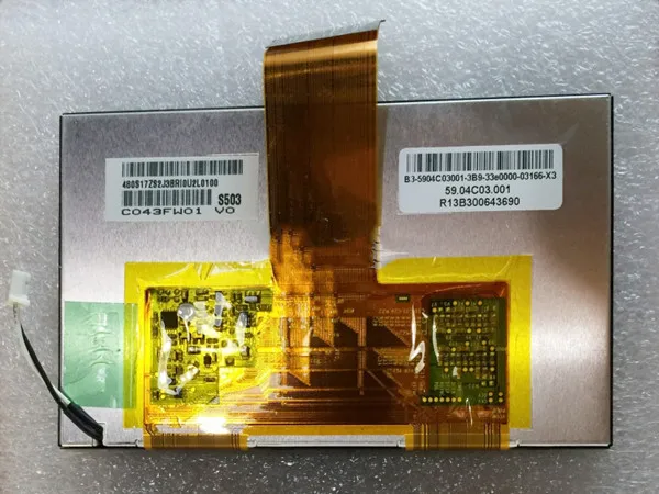 AUO 4 3 дюймовый 40PIN 16 2 M TFT ЖК-экран C043FW01 V0 Автомобильная панель дисплея 480(RGB)* 234 |
