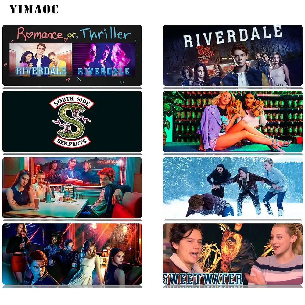 

YIMAOC RIVERDALE Mouse Pad 30x80 cm Computer Mousepad Anti-slip Natural Rubber Gaming Mouse Mat