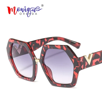 

Vintage hexagon sunglasses women brand gradient geometric PC frame metal decoration legs sun glasses men ladies oculos de sol
