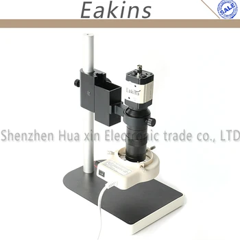 

1000 Lines HD Color Visual BNC CCD Industrial Electronic Digital Video Camera Microscope Set + C-MOUNT Lens + Stand + LED Light