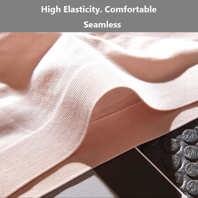 Women Ice Silk Seamless G String Summer Mesh Panties Plus Size Panties Women Low-Rise Femme Thongs Underwear Majtki Damski