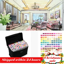 TouchFIVE 30/40/60/80/168 Цвета ручка маркер комплект Dual Head эскиз маркеры кисточки для манга школьные канцелярские ручки дизайн поставки