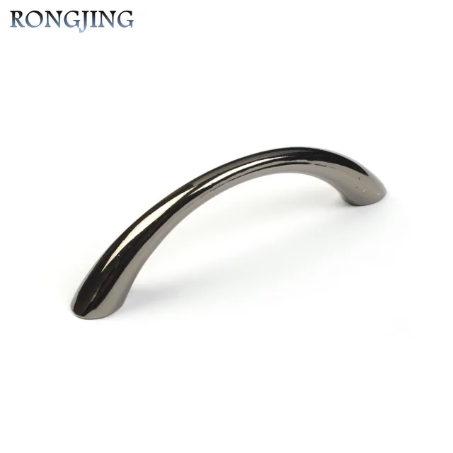 us $6.66 |modern furniture knobs kitchen cabinet drawer handles cupboard  closet dresser drawer black nickel pulls shoes box handle 64mm-in cabinet