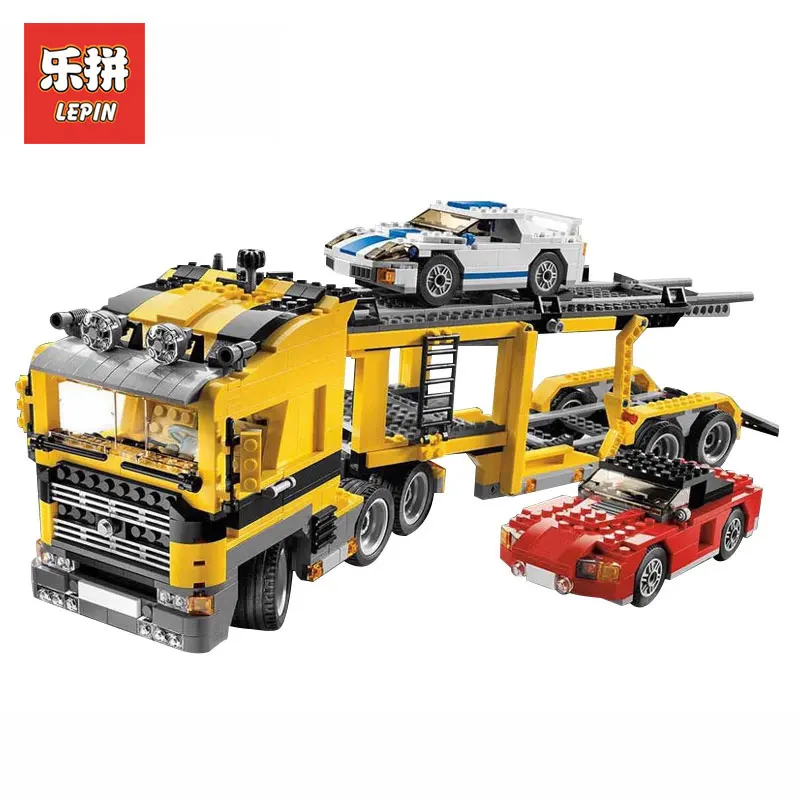 

Lepin 24011 Technic Series Three in One Highway Transport Set Educational Model Building Blocks Brick Toys Gift LegoINGlys 6753