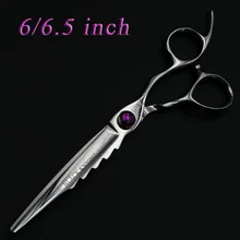 6/6. 5 pulgadas de Pelo Profesional Tijeras de Peluquería peluquería tijeras De Corte de Alta calidad con el caso
