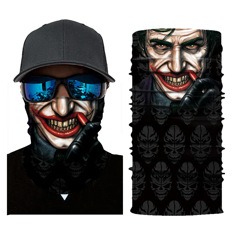 3D Seamless Magic Neck Gaiter TubeFace Mask (21)